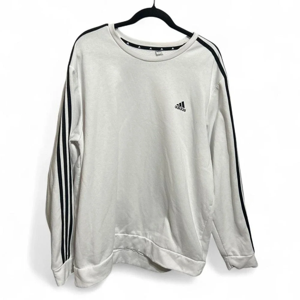 adidas Essentials 3-Stripes Crewneck Sweatshirt - XXL